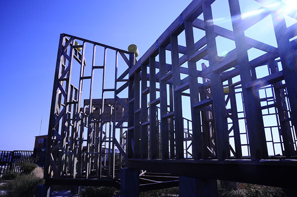 &laquo;Seine&raquo; (wood, metal, 2013)