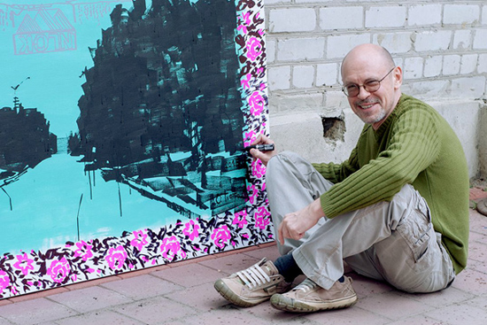 Український художник Олег Тістол Фото: BIRUCHIY contemporary art project/facebook.com/biruchiy.art